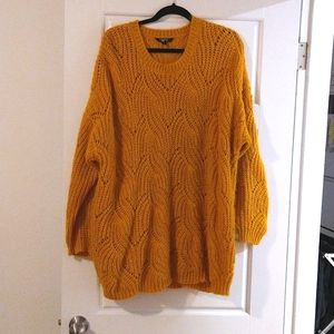 Chunky sweater yellow